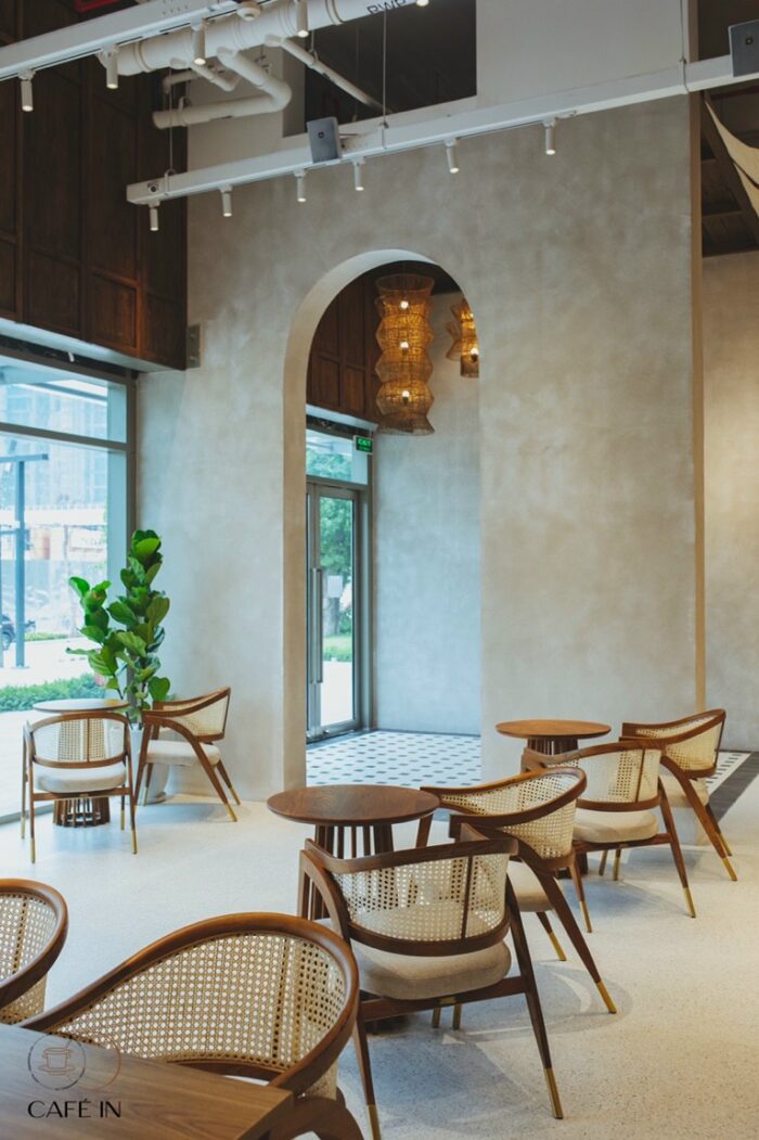 Thiết kế quán cafe 145m2 phong cách hiện đại – Empire City, TPHCM(3)