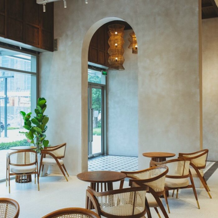 Thiết kế quán cafe 145m2 phong cách hiện đại – Empire City, TPHCM(3)