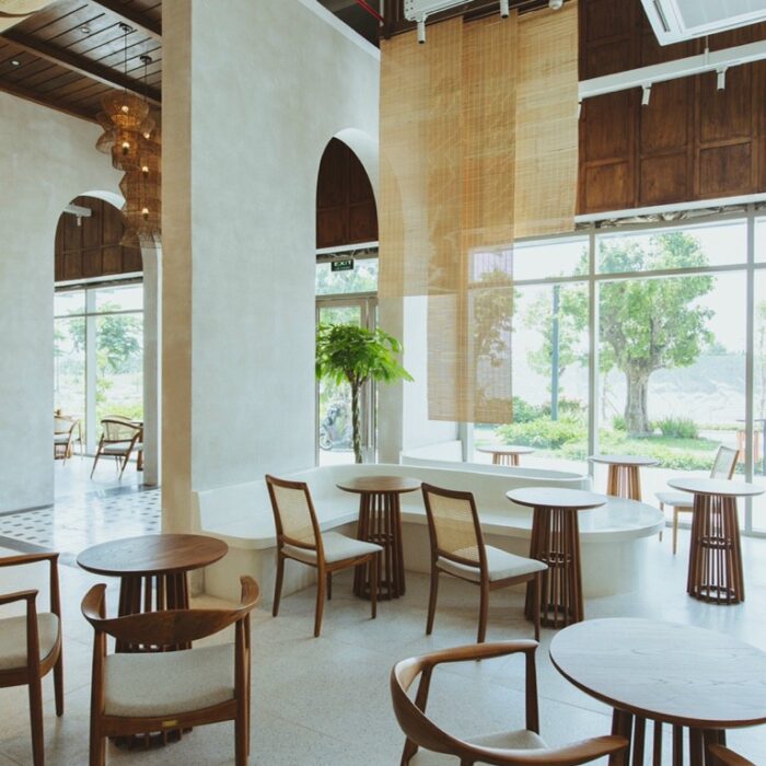 Thiết kế quán cafe 145m2 phong cách hiện đại – Empire City, TPHCM(4)