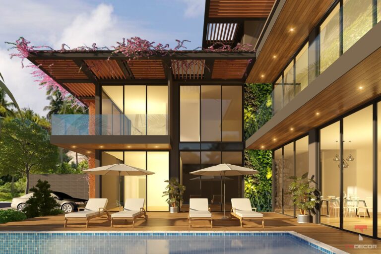 Thiết kế villa 500m2 phong cách hiện đại – Thủ Đức, TPHCM(2)