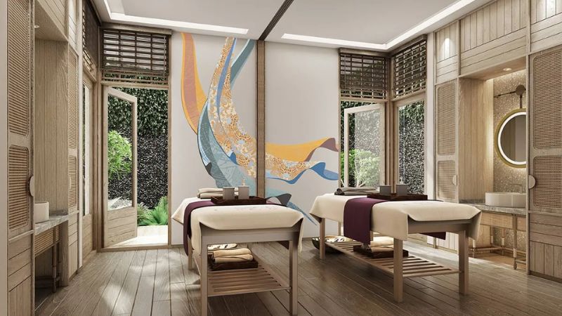 Không gian spa sang trọng, được thiết kế để mang lại sự thư giãn tối đa