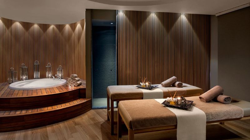 Thiết kế nội thất spa tạo nên một không gian dễ chịu và sang trọng