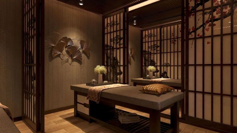 Không gian spa rộng rãi với sự chú trọng vào sự thoải mái và đẳng cấp