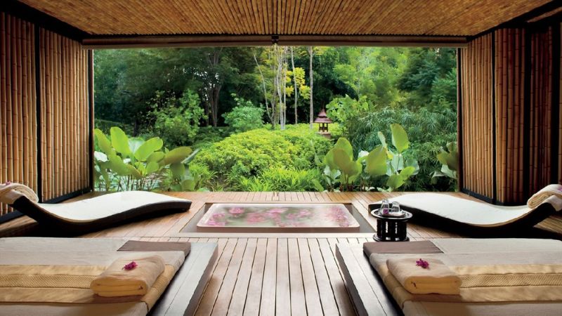 Nội thất spa tinh tế, mang đến không gian yên bình và sang trọng