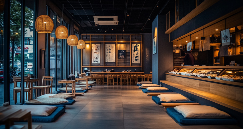 Nhà hàng Nhật Bản phong cách Sushi Bar