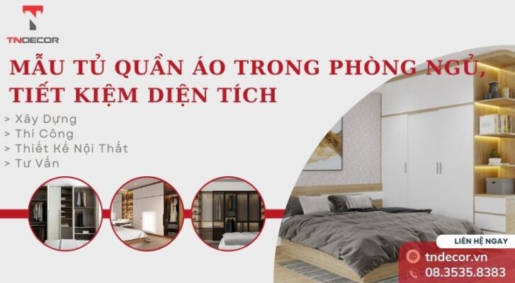 Mẫu tủ quần áo trong phòng ngủ